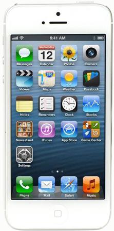 Смартфон Apple iPhone 5 32Gb White & Silver - Тула
